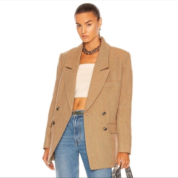 Smythe Double Breasted Oversized Wool Blazer - Picture 1 of 8